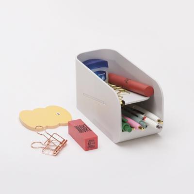 China Double-Layer Magnetic Pen Holder For Desktop Organizer Pen Holder Office School Magnetic Container Double-Layer for sale