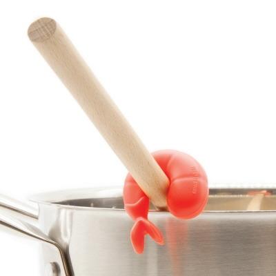 China Viable Stock Ready To Cook Silicone Spoon Holder Spoon Rests , Cookware Holder For Kitchen for sale