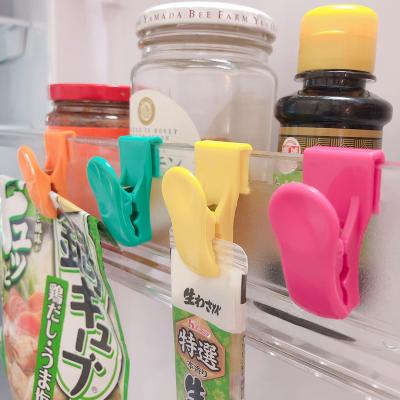 China Viable Creative Viable Mustard Vinegar Storage Bag Fridge Bag Sealing Clipseasoning Seasoning Bag 4pcs for sale