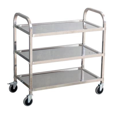 China Desgin Modern Top Food Service Cart Vending 2/3/4 Tiers Stainless Steel Trolley Detachable Mobile Diner/Cart Delivery for sale