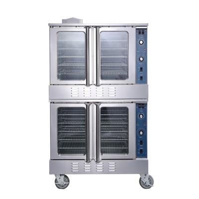 China Removable Bakery Gas Convenction Oven Double Layer Oven Hot Air Circulation Oven for sale