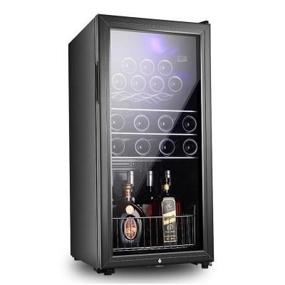 China High Quality Single-temperature Refrigerator Beer Beverage Glass Display Cabinet Small Commercial Minibar for sale