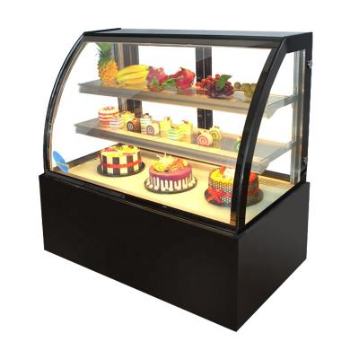 China Fresher Freezers Foods Commercial Crisp Cake Cabinet Showcase Single-temperature Cakes Dessert Supermarket Refrigeration For Cake Shops for sale