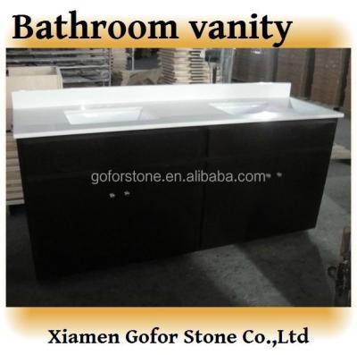 China Hot Sale Modern Double Sink Bathroom Vanity Top for sale