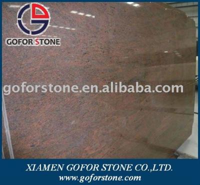 China Mahogany Countertops Dakota Granite Slab for sale