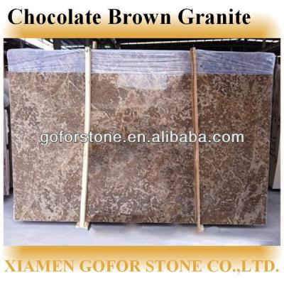 China High Quality Chocolate Brown Natural Stone Granite Countertops for sale