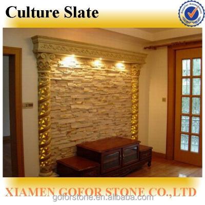 China For decorative wall decorative stone for TV wall for sale