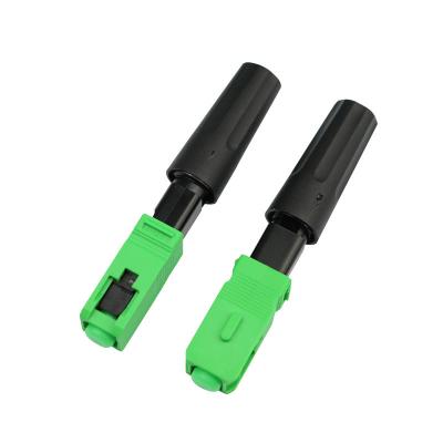 China Integriertes Schraubenclip, Gegentaktring, Inspektion, 50mm, für Transceiverkabel, flacher Input, nachträglich einbaubares Verbindungsstück SC/APC zu verkaufen