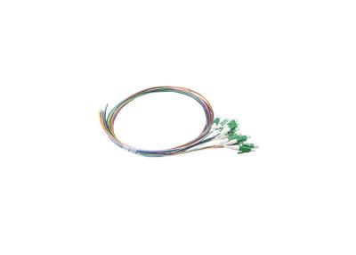 China 0.9mm Singlemodel SX LC APC LSZH Fiber Optic Pigtail for sale