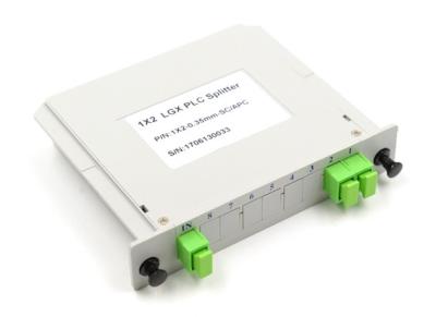 China Divisor plástico del Plc de FTTx SM-G.657A2 LGX 1x2 en venta