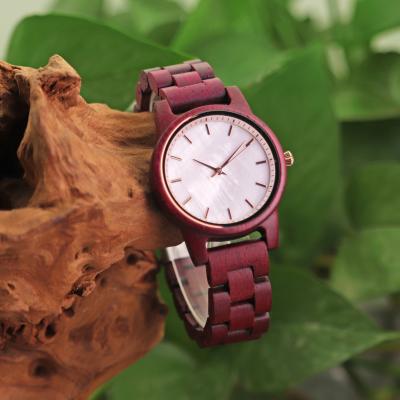 China Chronograph Relogio Masculino Wooden Watch Women Top Brand Luxury Wristwatches Famale Gifts For Her OEM for sale