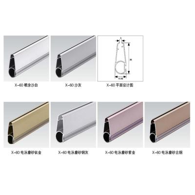 China Roller Blind East-South Country Zebra Retail Accessories Aluminum Roller Blind Bottom Rail for sale