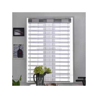 China Customized Manual Electric Blackout Stripe Fabric Blackout Zebra Roller Shades Blinds For Window for sale