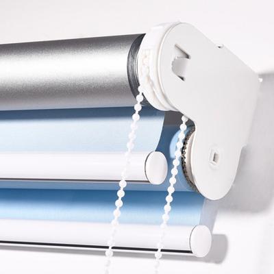 China Solid No MOQ Double Roller Blind Day Or Night Roller And Daylight Mechanism System for sale