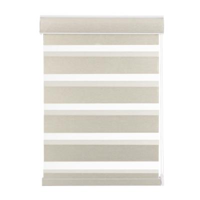 China Square Double-Layer Thickened Zebra Hand-Drawn Lifting Roller Blinds Double Blackout Window Zebra Shades Blinds for sale