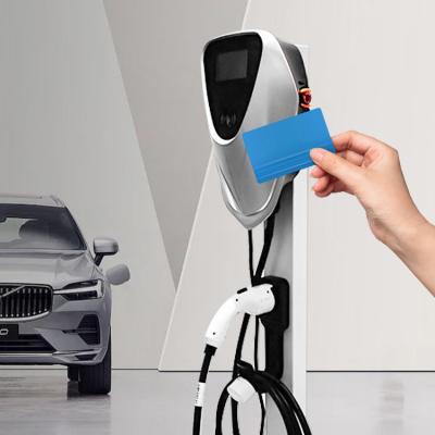 China New Design OCPP 1.6J Evse 22kw Ev Electric Car Wall Pole Charging Station 32a Type2 3 Phase AC Ev Charger Pile Level 2 Ip54 Ev Char for sale