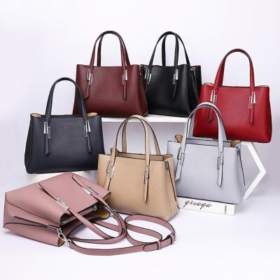 China New Fashion Designer Woman Bag Elegance Large Capacity Genuine Leather Handbag For Women for sale