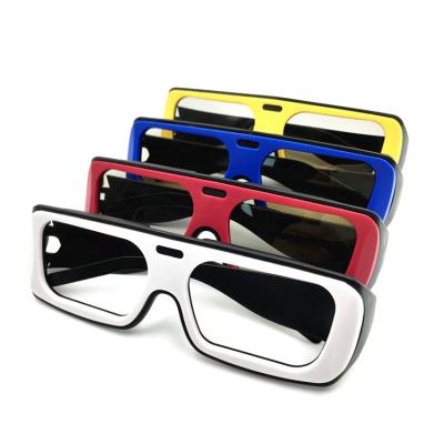 China Circular Polarized Passive Glasses 3D Stereo Various Colors For Real D IMAX 3D TV Cinemas 50