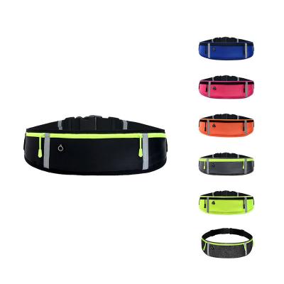 China Hot Selling Water Proof Sports Pack Belt Gym Fitness Waist Small Reflective Waterproof Unisex Running Bag for sale