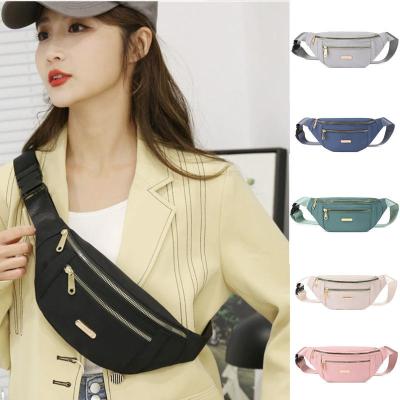 China Water Proof In Stock Outdoor Stylish Women Waterproof Bum Bag Running Sport Waist Fanny Pack White for sale