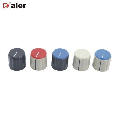 China Potentiometer Knob Plastic Edged Inner Lock Plastic Encoder Lock Rotary Knob Type for sale