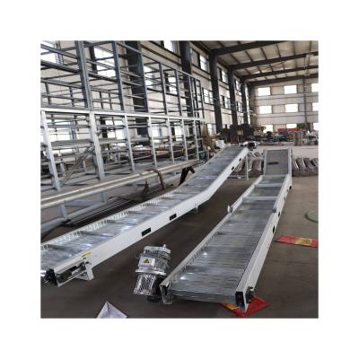 China Garment Shops New Popularity Hot Selling Products Packaging Belt Modular Slat Chain Conveyor for sale