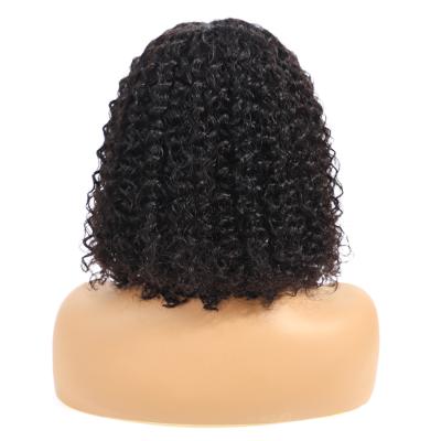 China 13*4 Lace Front Bob Wigs, Deep Lace Front Short Blunt Cut Wig Cabelo Humano Deep Curly Curly Curly Indian Hair Wave Hair for sale