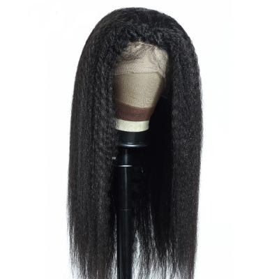 China Wholesale Yaki 5x5 Lace Wigs Transparent Closure Wig Hair Lace Front Human Hair Wig Brazilian Yaki Lace Closure for sale