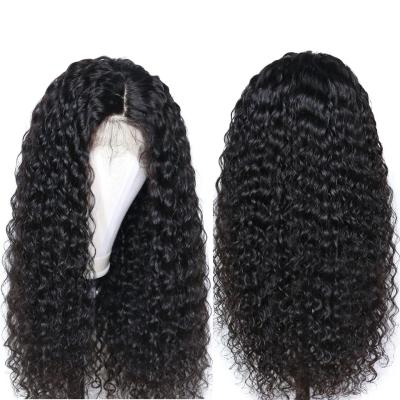 China Factory Direct Sale Swiss Curly Curly Lace Frontal Wig For Women Brazilian Curly Curly Virgin Human Hair Lace Wig Vendors Color for sale