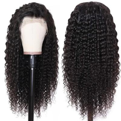 China Wholesale 13x4 Deep Wave Curly Full Lace Wigs Human Hair Lace Front Wigs Peruvian Virgin Hair Lace Front Wigs For Black Women for sale