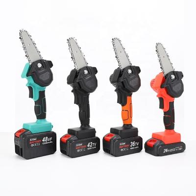 China Mini Electric Chain Saw For Cutting 24V 4inch Wood Bar From Chinese Wood Factory for sale