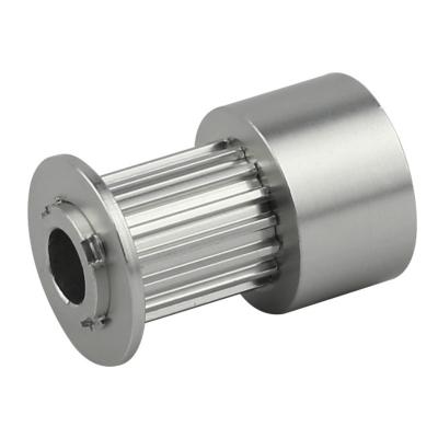 China Plastic Stainless Steel Robotic Automatic Sliding Aluminum Synchro Pulleys With Belt Width 4.8mm 6.4mm 9.5mm 12.7mm for sale