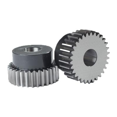 China Hotels China Manufacturer Standard Dimension ANSI or DIN Stainless Steel Brass Aluminum Alloy Finished Bored Spur Gear for sale