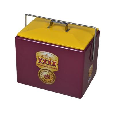 China 30L Metal Sustainable Ice Cooler Box Customized Logo for sale