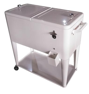 China Outdoor Steel Cooler Cart for sale