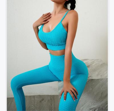 China Breathable Custom Logo Women Fitness Yoga Wear Set Sport Wear Active Wear Yoga Sets for sale