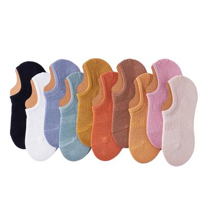 China Wholesale Anti-foul Explosive Mouth Shallow Stealth Pure Cotton Booties Thin Non-slip Sports Booties Little Girl Socks for sale