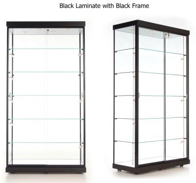 China LED Illuminated Wall Showcase Cabinet , Stand Up Retail Store Display Cases for sale