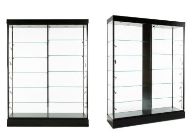 China Commercial Shop Display Cabinets Tempered Glass Display Cupboard For Goods for sale