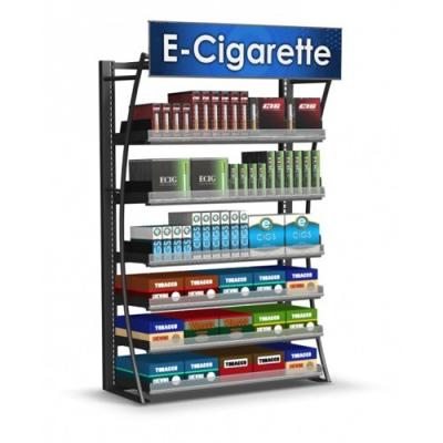 China Custom Made Cigarette Display Case , Overhead Cigarette Racks For Convenience Store for sale