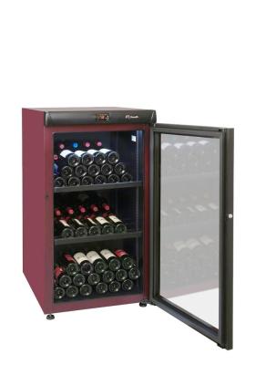 China Climadiff CVV142 Stand Alone Wine Display Cabinet For Shop Energy Saving for sale