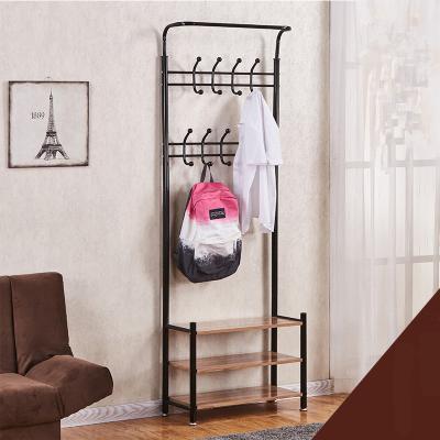 China Clothes tree Combination of clothes and shoes display Retail Display racks for sale