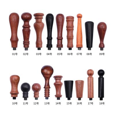 China Decoration Factory Price Retro Wax Seal Stamp Accessories Wooden Stamp Handles For Stamp for sale