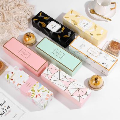 China Decorative Recycled Materials Candy Box For Sale Multi Colors Gold Foil Paper Box Cake Packaging Boxes Small for sale