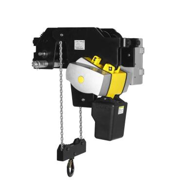 China Factory Wholesale Construction Hoist Low Headroom Variable 4 Ton Electric Chain Hoist With Trolley for sale