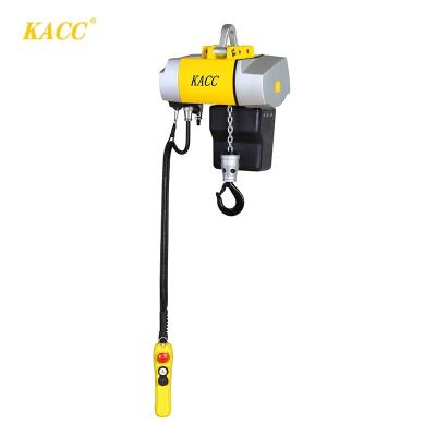 China Popular KACC Electric Chain Hoist 500KG Frequency With CE/TUV Certification Electric Chain Hoist DCHF100-0.5T for sale