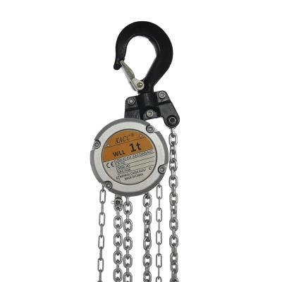 China KACC Light Weight Stainless Steel 250kg Chain Hoist Chain Hoist Hand Lifting Crane DZ025 for sale