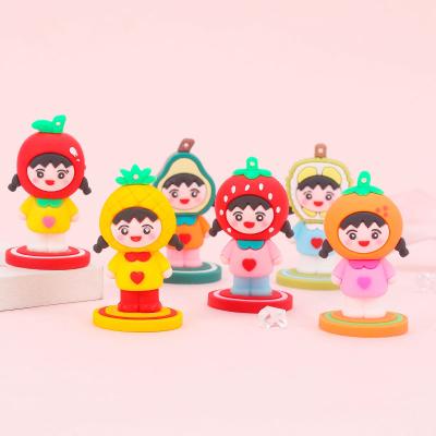 China Eco-friendly Soft Cartoon Toy Factory Price OEM 3D PVC Silicone 3D Action Numbers Cartoon Custom Design Toys Gifts For Promotion Gifts Toys for sale