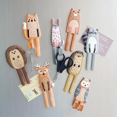 China Custom Made 3D Cartoon PVC Cat PVC Fridge Magnet Rubber Animal Transport Tool OEM Factory Price Custom Shape Customized Brand Logo for sale