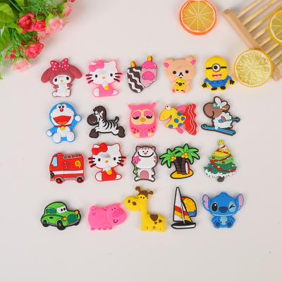 China Shape Customized Logo Fridge Magnet Home Decoration Soft Cartoon Souvenir Fridge Magnet Sticker PVC Gifts for sale